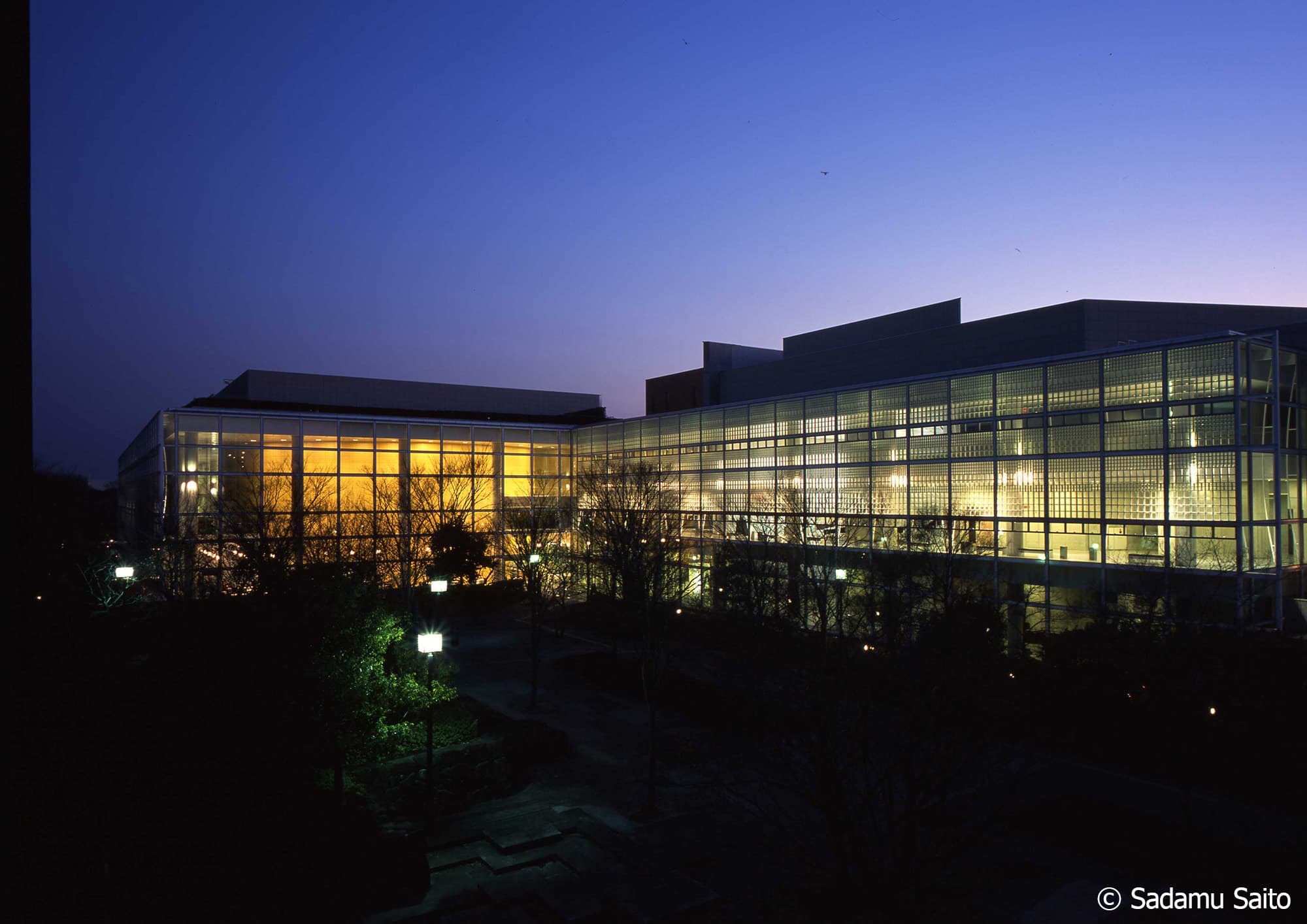 裏外観（夜景）